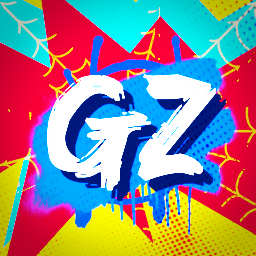 Logo GZ do Geração Zero, com cores vibrantes em estilo grafite